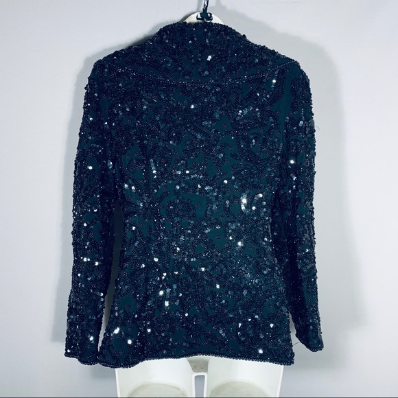 Cardigan / Sweater Marina Spadafora Italy Noir - Taille S/M, Occasion Très Bon état